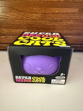 Super Cool Needoh Cats - Purple Cat Toy